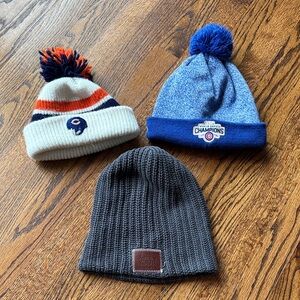 B18 Unisez Bundle Knit Beanies Chicago Bears Cubs Love Your